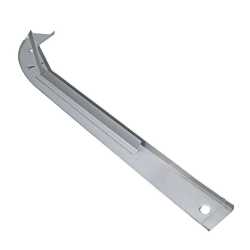 Roof gutter front left
