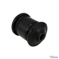 Rubber mount rear suspension arm