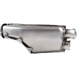 Exhaust box, Sport, rear, Stainless Steel. With TÜV/EEC approval for Carrera 2/4 with 3.6 L engine Porsche 964