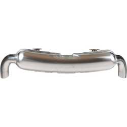 Exhaust, Sport, dual 84 mm outlet pipes, heat exchanger conversion, Stainless Steel, polished Porsche 911 G-Modell