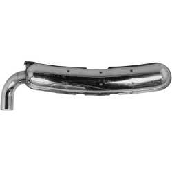 Exhaust, Sport, single 84 mm outlet pipe, Stainless Steel, polished. With TÜV/EEC approval Porsche 911 G-Modell