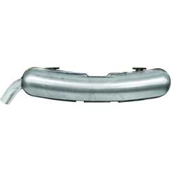 Exhaust, Sport, single 60 mm outlet pipe, stainless steel. For use with heat exchanger conversion Porsche 911 G-Modell