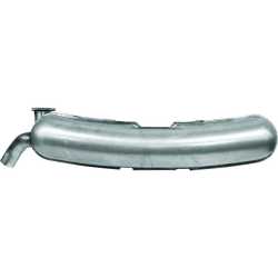 Rear exhaust with Ø60 mm tail pipe, stainless steel. With TÜV/EEC approval Porsche 911 G-Modell