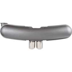 Exhaust, Sport, with dual Ø90 mm center outlet pipes "GT3" style, aluminised steel, grey heat-resistant paint Porsche 911 G-Modell