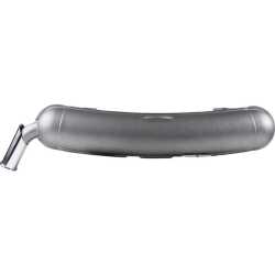 Rear exhaust with wrinkled tail pipe and Ø57 mm flat roll tip Porsche 911 F-Modell