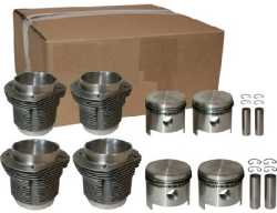 Piston and Cylinder Set 85,5mm VW Beetle Engine AA Performance, 1585 ccm