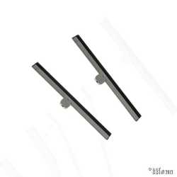 Wiper blades, grey, pair, 18.50cm