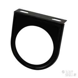 Gauge mount bracket 1 hole, 52 mm, black