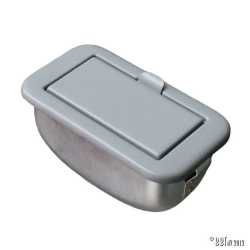 Ashtray in dashboard, primered
