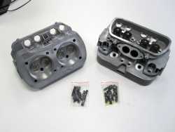 Zylinderköpfe VW Typ 1 Doppelkanal Standard 043 beste Qualität bleifreitauglich, Langgewinde Satz