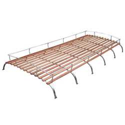 Dachgepäckträger 6 Bogen, Edelstahl