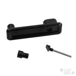 Cupboard door handle black Westfalia