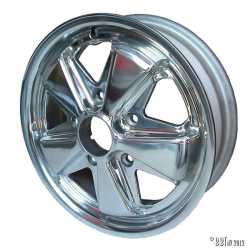 911 Style, poliert 4.5x15 5-Loch (5x130) ET +45